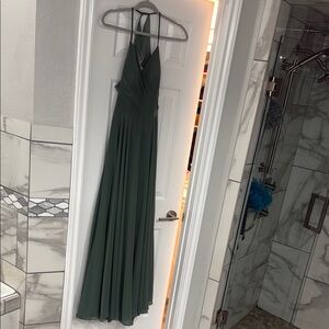 Azazie Eucalyptus Green Bridesmaid Dress